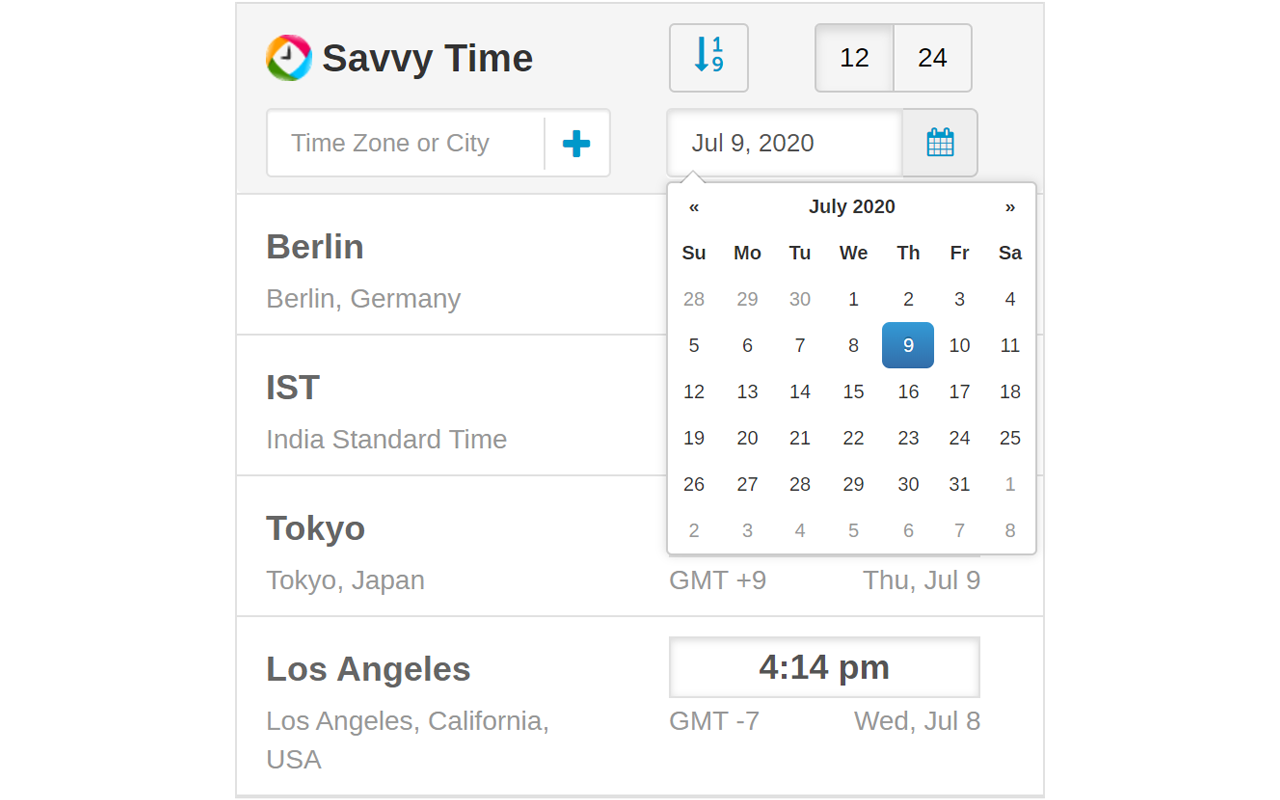 Time Zone Converter - Savvy Time Preview image 6