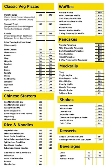 Food Adda menu 