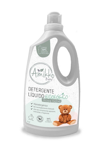 Detergente Líquido Amikko Ropa Bebé x 2 lt