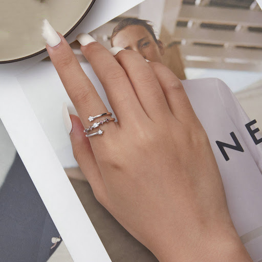 Title 1, Original Multi-layer Star Ring Womens