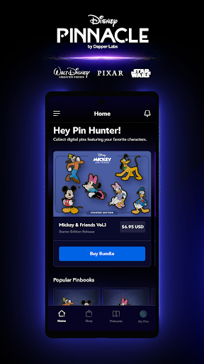 Screenshot Disney Pinnacle by Dapper Labs