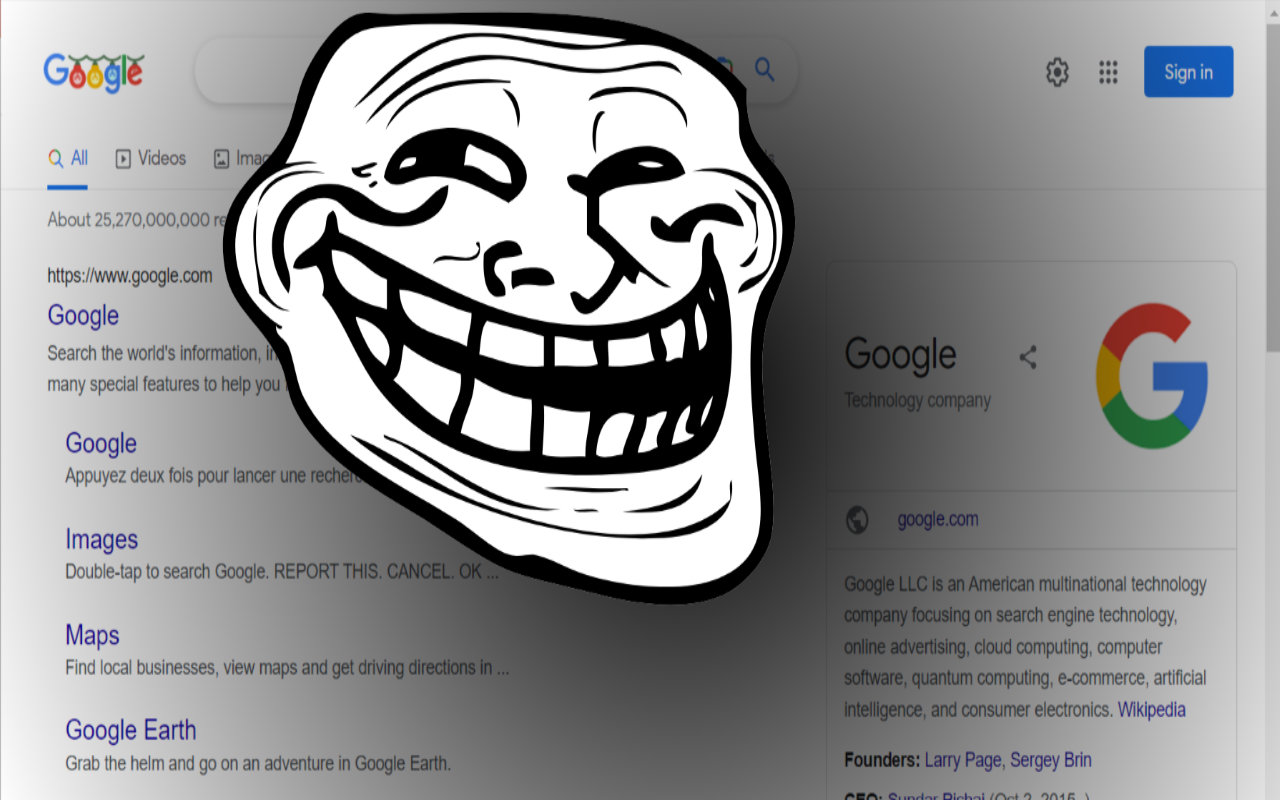 Trollface Me Chrome Extension Preview image 0