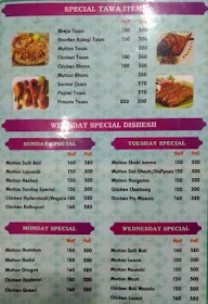 Konkani Durbar menu 1