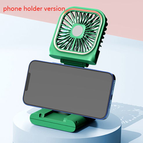 Ventilador de pescoço mãos-livres USB recarregável portátil e dobrável. Mini ar condicionado de verão, ventilador duplo, resfriamento refrescante.