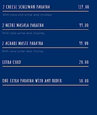 The Indian Paratha House menu 2
