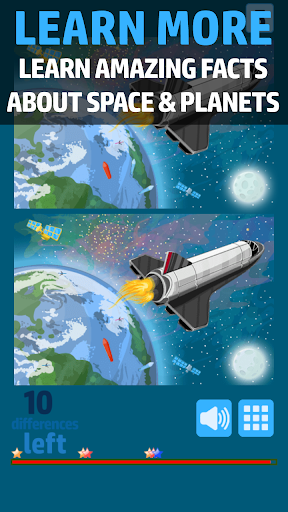 Space Adventure 10 Differences