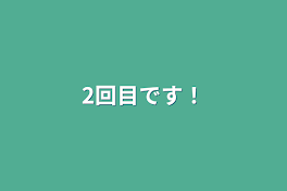 2回目です！