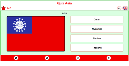 Quiz Capitals Flags Maps Asia