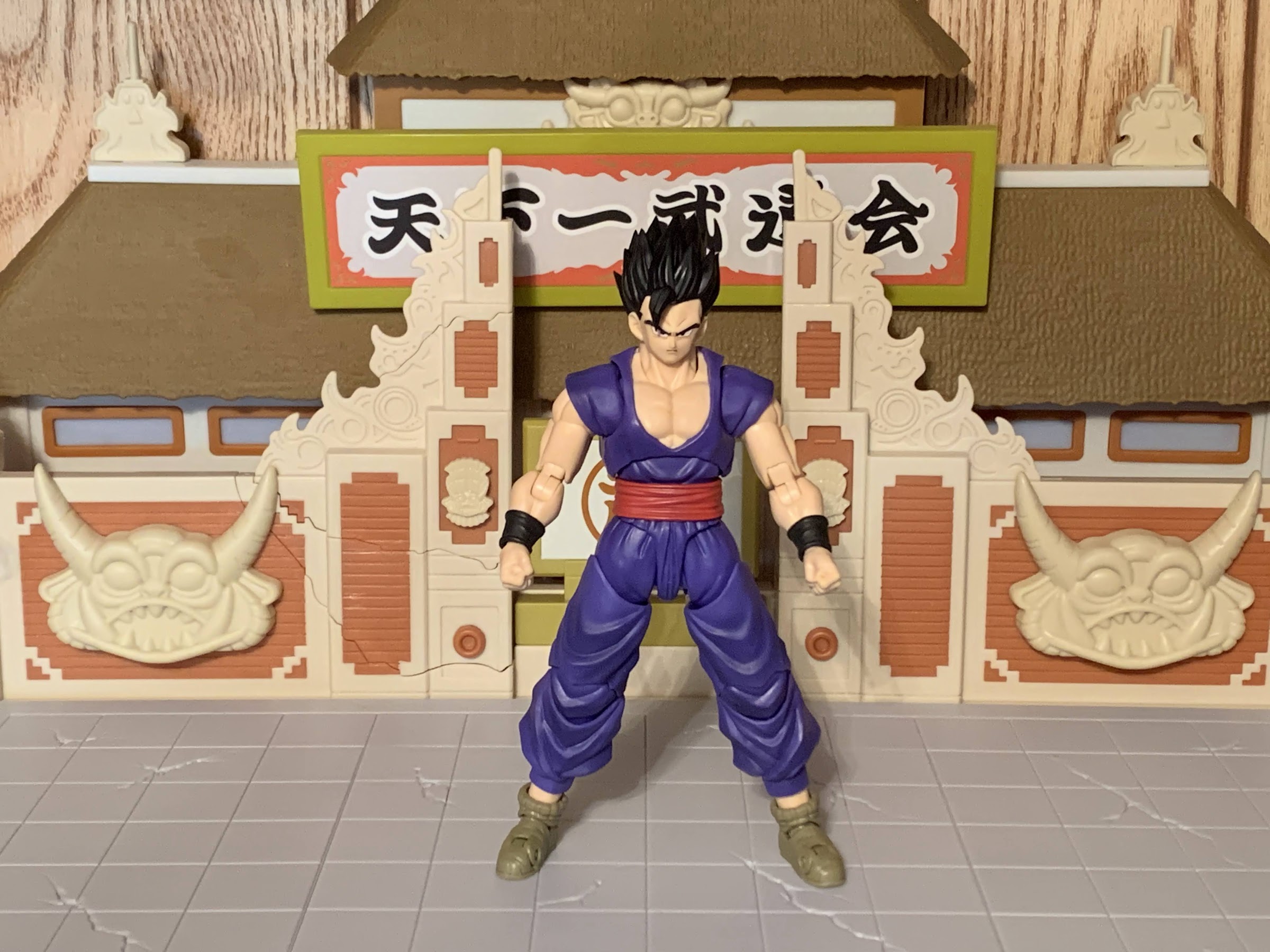 Bandai Dragonball Z Super Fighter Mini Figure Strap King Kai