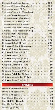 Foodway Restaurant menu 8