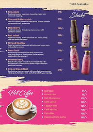 Winni Cakes & More menu 1