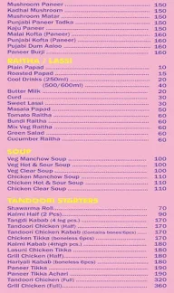 Punjabi Kitchen menu 8