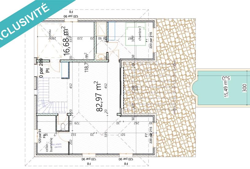  Vente Terrain à bâtir - 1 700m² à Bagnols-en-Forêt (83600) 