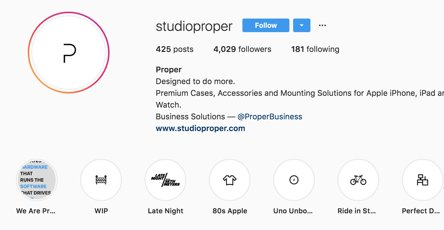 How to write instagram bio - StudioProper 