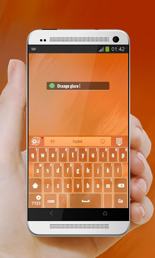 免費下載個人化APP|Orange glare GO Keyboard app開箱文|APP開箱王