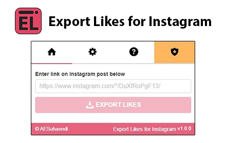 Export Likes for Instagram small promo image