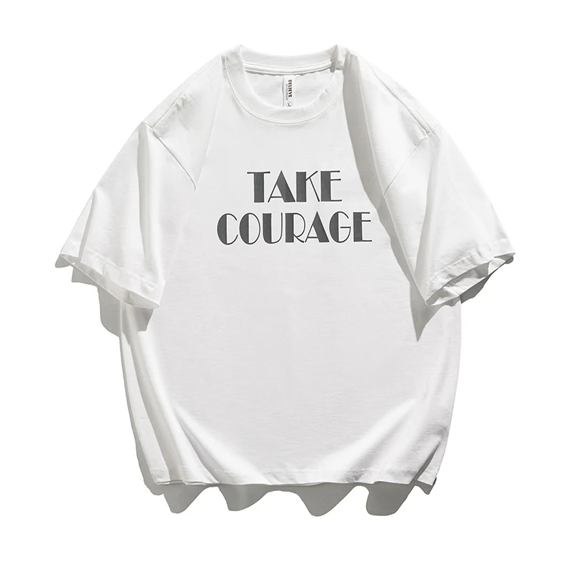 Heren T-shirt met korte mouwen en Amerikaanse letterprint Comfortabel en casual Perfect voor dagelijks gebruik Stijlvol ontwerp Bestel nu en geniet