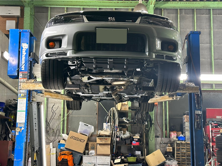スカイライン GT-Rのアウトバーン・バージョンアップ・下回りコーティング・ドライアイス洗浄・#お題提案に関するカスタム事例の投稿画像7枚目