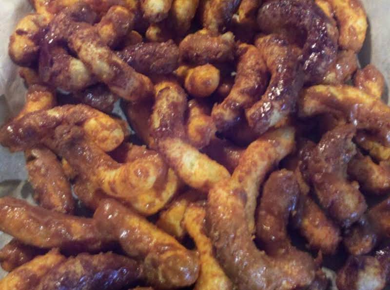 Coyote Droppings  (caramelized Cheetos)