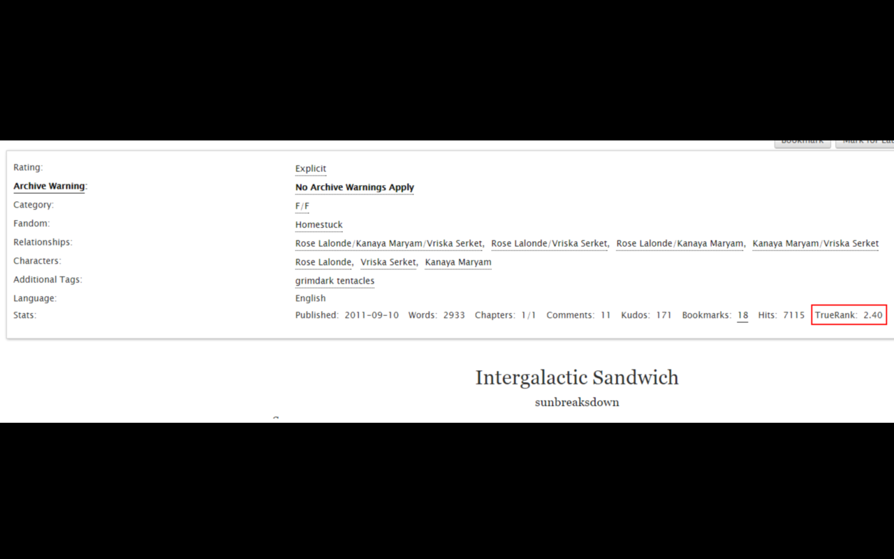 AO3 TrueRank Preview image 4