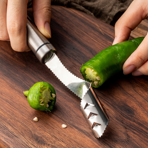 Title 9, Green Pepper Nucleation Seed Picker for Kitchen...