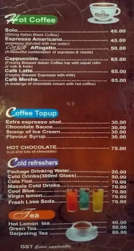 Coffee menu 6