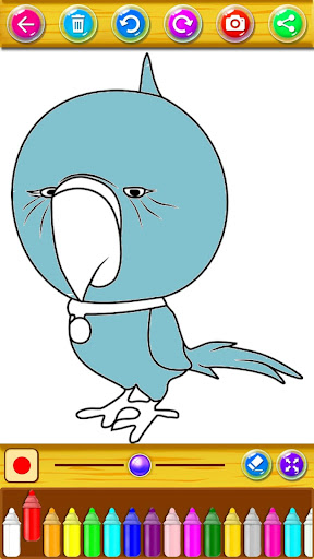 Coloring Cartoon World Larva