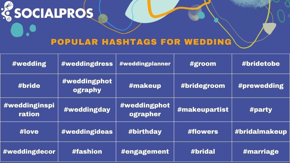 Instagram Hashtags for Wedding and Engagement