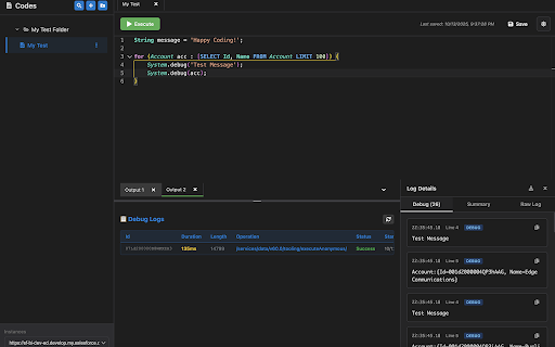 Salesforce Apex Studio screenshot 2