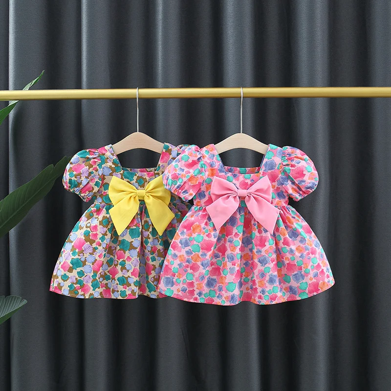 Robe Princesse en Coton pour Filles avec Personnalité Mode Enfant Confortable Élégante Idéale pour Fêtes et Quotidien.