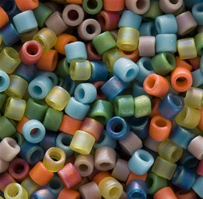 Matte Rainbow Delica Bead Mix from Beadaholique.com