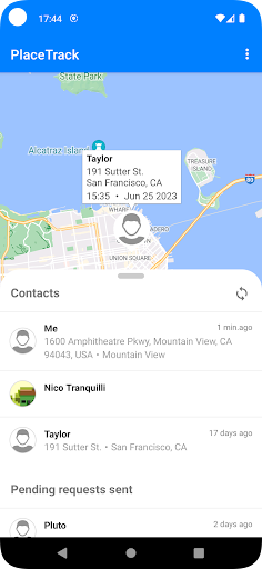 Screenshot PlaceTrack - Find my Friends