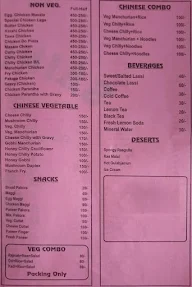 Saini Dhaba menu 2