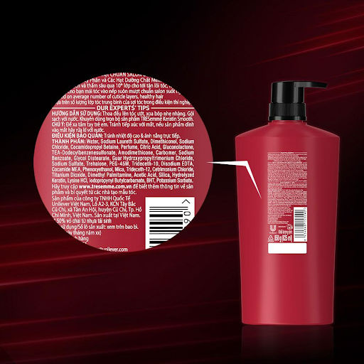 Dầu gội TRESemmé Vào Nếp Suôn Mượt Keratin Smooth 850g