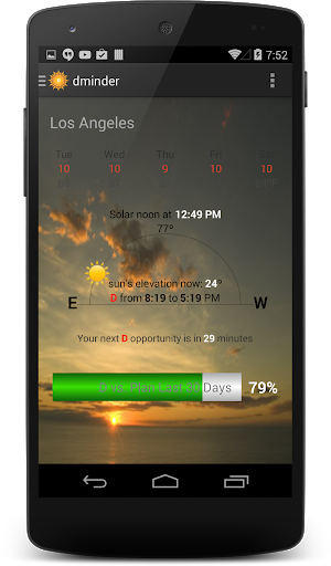 Screenshot dminder