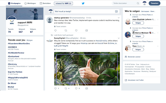 MIRI Retweet Button chrome extension