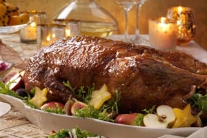 Roast Goose with Sweet Glaze
