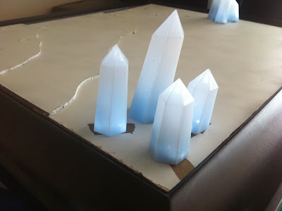 Eldar Snow and LED Lit Display Board Finished