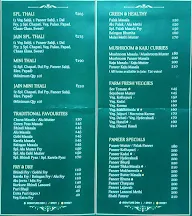 K Bhagat Tarachand menu 1