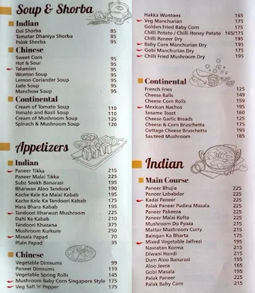 Sri Venkateshwara Sweet Meat Stall menu 