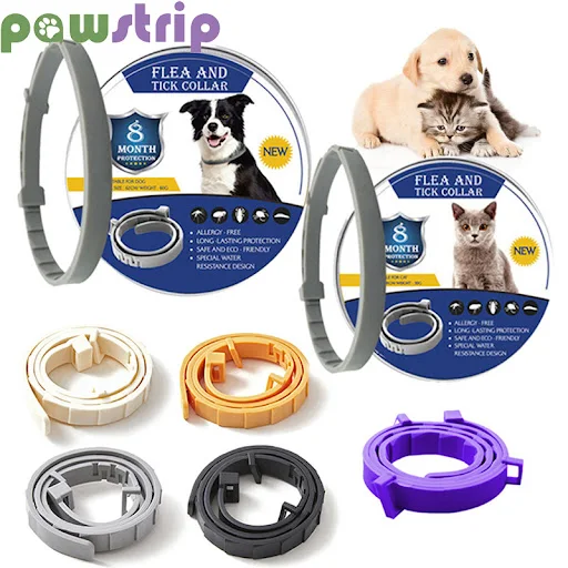 Pet Anti Flea Collar Adjustable Antiparasitic Cat Dog Necklace Portable Outdoor Anti-mosquito & Insect Repellent Pet Sup