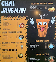 Chai Janeman menu 1