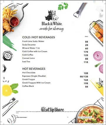 Boheme Bar & Grill menu 