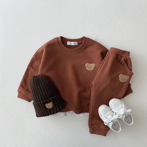 Title 4, Infant Childrens Wear Baby Embroidered Bear He...