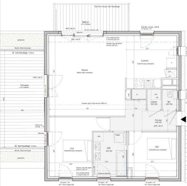 Vente appartement 3 pièces 73 m² à Douarnenez (29100), 549 000 €