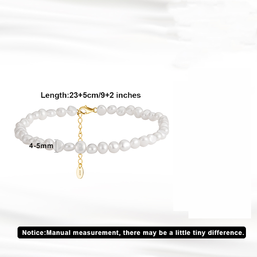 Title 1, Womens Natural Baroque Pearl Foot Chain Elevat...