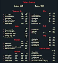 Billa Tandooria menu 1