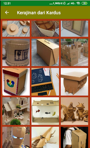 100 Kerajinan dari Kardus