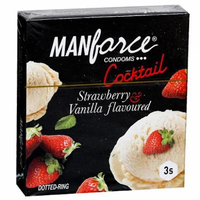 Manforce Condoms Strawberry 1x20