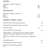 The Skewer menu 7